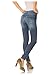 MAC Dream Skinny Trousers Denim dirty used mid blue -  Blue - 32W/32L