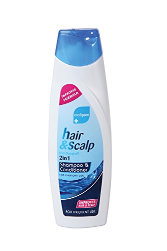 Medipure Cabello y cuero cabelludo 2 en 1 anti-Dandruff Champú, 400 ml