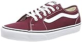 Tipo de tacón: Plano Vans Filmore Decon, Zapatillas para Hombre, Rojo (Canvas) Port Royale/White 8j7, 42 EU
