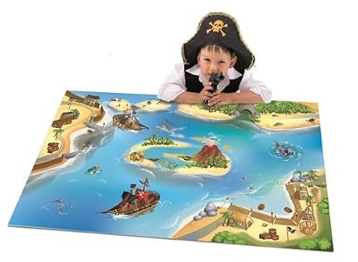 Achoka - Tapis De Jeu - Pirate Connect - 100x150 cm