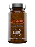 CoQ10 100mg, 120 Highest Absorption Capsules | Premium Grade CoEnzyme Q10 with Vitamin C & E for Co-Q10 Boost