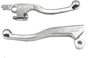 lovemotor 2pcs moto chrome en aluminium embrayage levier de frein poignée pour Suzuki DR250 DR250 DRZ400 DRZ 400 DR-Z 400 DR-Z400