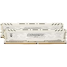 Ballistix Sport LT 8GB Kit (4GBx2) DDR4 2400 MT/s (PC4-19200) SR x8 DIMM 288-Pin - BLS2C4G4D240FSC (Weiß)