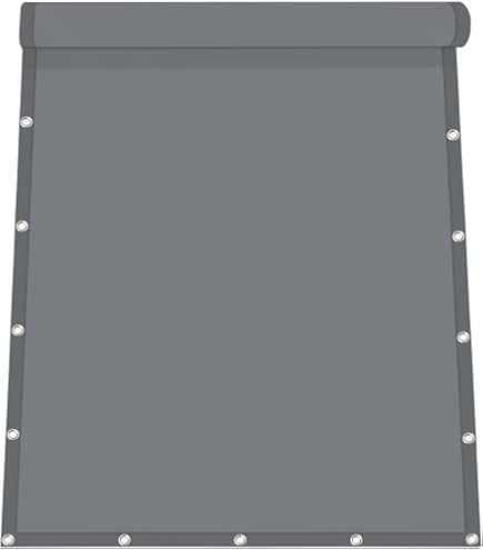 VOUNOT Voile D’Ombrage Rectangulaire 3x5m Imperméable – Protection UV 95%, Polyester Respirant Gris