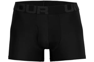 ‎UNDER ARMOUR Under Armour Herren Tech 3in 2 Pack, schnelltrocknende Boxershorts, komfortable Unterwäsche mit enganliegendem Schnitt im 2er-Pack