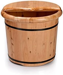 sexy Cedar Heightening Wooden 35CM Foot Bath Barrel Bath Bucket Foot Tub Footbath