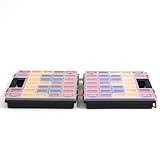 Con 42 cajitas dentro Prosperplast NOR DUO NORP16DUO - Maletín organizador con 42 cajas pequeñas extraíbles, 1 pieza (compuesto de dos mitades)