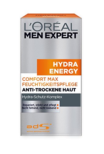 L’Oréal Men Expert Hydra Energy Comfort Max Feuchtigkeitspflege Anti-Trockene Haut, 24h Feuchtigkeitscreme für Männer, 1er Pack (1 x 50 ml) - 2