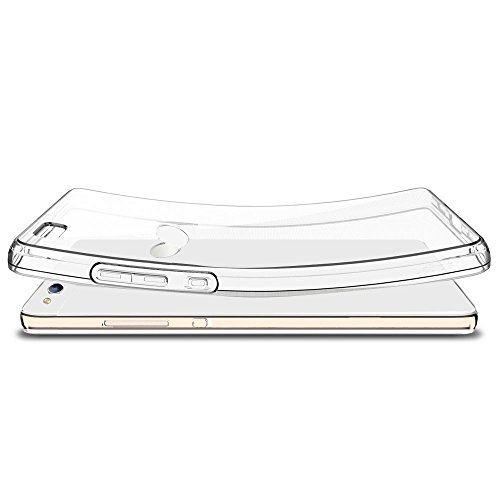 EbestStar Cover Silicone Trasparente Per Huawei P8 Lite (2017) - Custodia TPU Morbida E Antiurto, Sottile