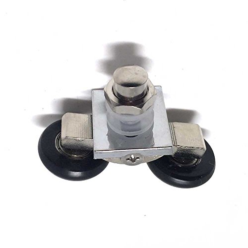 8 ZINK Legierung Dusche Tür Rollen/Läufer/Rollen/Riemenscheiben Rad 25 mm Durchmesser Ersatzteile - 6