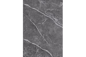 DIRTY PRO TOOLS Shower Panel 1000mm Wide x 2.4m Wet Wall Bathroom Cladding PVC 10mm Thick (Grey Marble Gloss 1m)