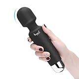 Cordless Wand Massager by Lamantt - Strongest Handheld Therapeutic Vibrating Power - Best Rated for Travel Gift - Magic Stress Away - Perfect for Muscle Aches and Personal Sports Recovery