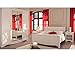 Produktbild expendio Schlafzimmer Marla 4 Kiefer weiß Bett 160x200 Kleiderschrank 2X Nachttisch Jugendzimmer