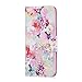 Produktbild Handyhülle Case für Samsung Galaxy A10 Hülle 3D Malen Muster PU Leder Tasche Flipcase Cover Schutzhülle Handytasche Ledertasche Holster Skin Ständer Klapphülle Schale Bumper Hundert Blumen blühen