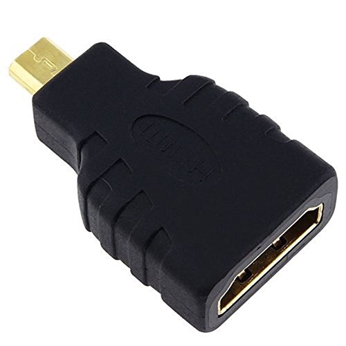 Hosaire HDMI micro D/HDMI A Adaptador HDMI (hembra a macho)