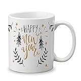 LOF Happy New Year Gifts For Best Friends and Family Ceramic Coffee Mug
