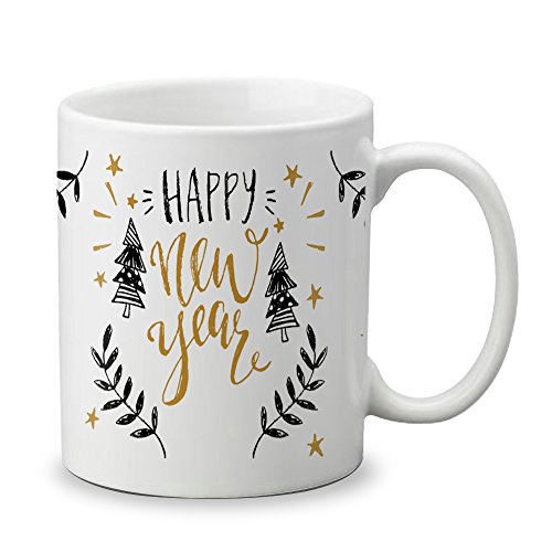 LOF Happy New Year Gifts For Best Friends and Family Ceramic Coffee Mug