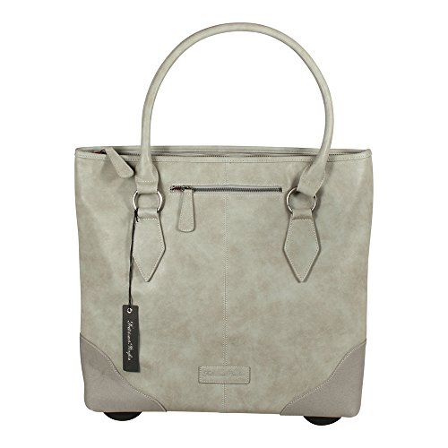 Preisvergleich Produktbild Fritzi aus Preußen Damen Reisetasche auf Rollen Zola Handgepäck Fog (grau)