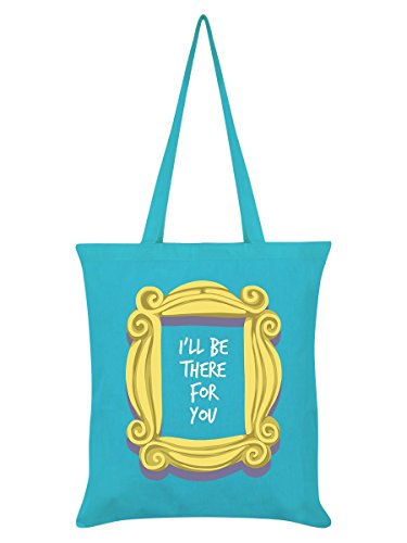 Tragetasche I'll Be There For You 38 x 42 cm azurblau