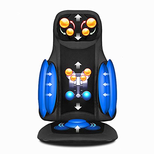 Preisvergleich Produktbild Rückenmassagegerät Sitz Beheizt Massagestuhl Pad 3D Deep Tissue Knetmassage Für Ganzkörpermuskulatur Schmerzlinderung Im Büro Zu Hause