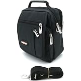 Men's Hand and Shoulder Strap Bag, Black-2248