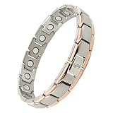 Smarter LifeStyle Elegant Titanium Magnetic Therapy Bracelet Pain Relief for Arthritis and Carpal Tunnel