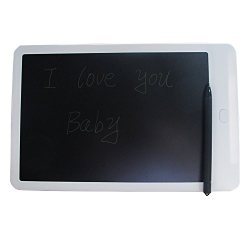 Preisvergleich Produktbild Writing Tablet, Kassadin 25,4 cm LCD Zeichenbrett, Elektronische Grafik-Tablet Tragbar weiß Board Geeignet für Zuhause Schule Büro Memo Notebook