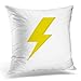Produktbild Yuerb kissenbezüge Colorful Bolt Lightning Flat Icon White Charge Color Decorative Pillow Case Home Decor Square 18x18 Inches Pillowcase