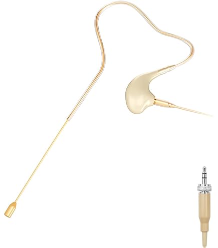 Microfono A Condensatore Con Gancio Orecchio - 3,5 Mm, Per Bodypack, Leggero E Sensibile - Foto 4