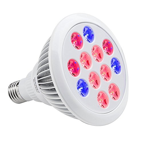 Preisvergleich Produktbild Led Wachsen Glühbirne, Wachsen Pflanzen Licht, Pflanyenlichter für Hydropoics Gewächshaus Bio (E26 12w 3 Bands)