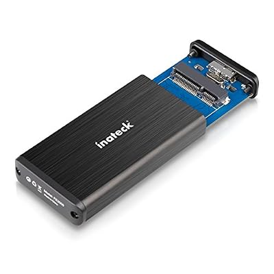 Inateck Boîtier USB 3.0 pour Disque Dur MSATA, Adaptateur USB en Aluminium pour M50 SSD mSATA, UASP Compatible