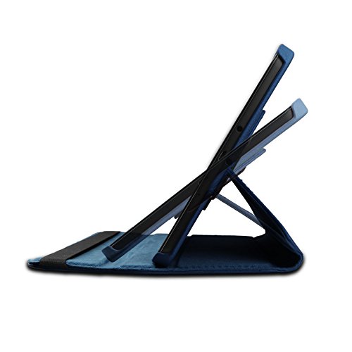 Samsung Galaxy Tab A 10.1 Hülle Case, Infiland PU Ledertasche lederhülle 360° Drehbarer Stand Smart Cover Case Schutzhülle Tasche Etui für Samsung Galaxy Tab A 10.1 Zoll (2016) Tablet-PC(mit Auto Schlaf / Wach Funktion)(Dunkleblau) - 7
