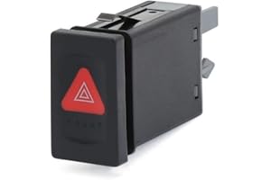 MERAUTOP SJ 1 pcs Schalter Warnblinker Warnblinkschalter mit Relais für Fahrzeuge ohne Anhängevorrichtung Ersatz für 1996-2005 Passat 3B2 3B3 3B5 3B6 Saloon Estate Autozubehör Teil# 3B0 953 235 B, 3B0 953 235 D