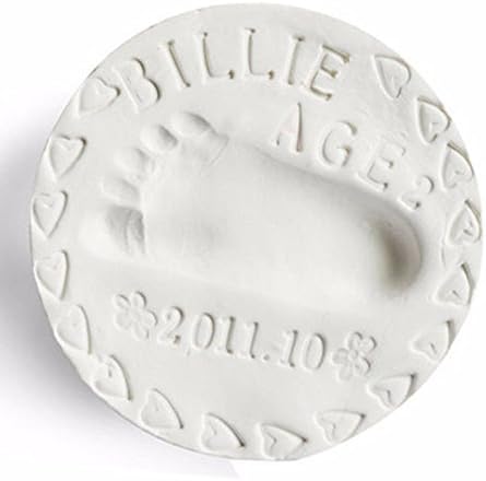 JIASTONE Inkless Wipe Hand and Foot Print Kit(White)