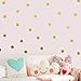 Produktbild Zxdcd 3X3 Cm 125 / Pcs Diy Polka Dot Wandaufkleber Für Kinderzimmer Dekoration Metallic Gold Schwarz Rosa Tupfen Wandkunst Aufkleber Wohnkultur
