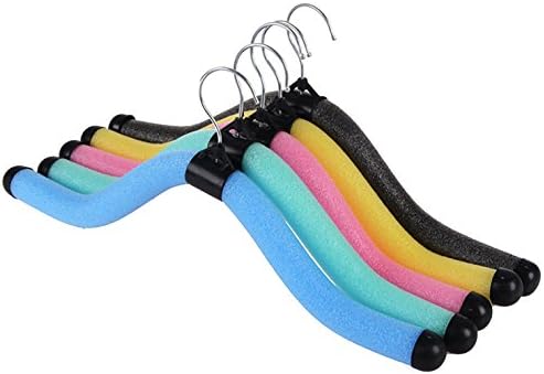 Homebase Multicoloured Flexible Foam Clothes Hangers 20 Pack