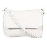 handtasche weiss blau weiteres Fach im Innern, Trageriemen ist bis ca. 145 cm individuell einstellbar