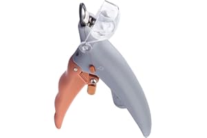 Ranuw Pour chat et chien - Avec lumière LED - Pour petit chien - Coupe-griffes professionnel lumineux C pour animal domestique - Avec lumière