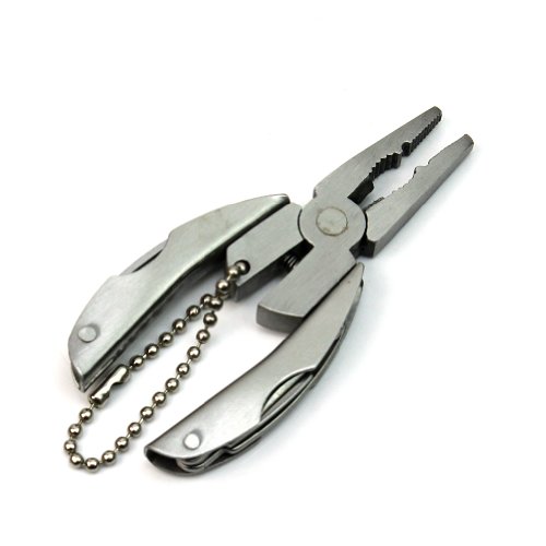 Preisvergleich Produktbild Multitool Schlüsselanhänger Multiwerkzeug Werkzeug Zange Messer Edelstahl Neu