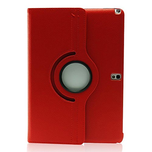 COOVY® 360° ROTATION COVER FÜR SAMSUNG GALAXY NOTE 10.1 EDTION 2014 SM-P6000 SM-P6010 SM-P6050 SM-P600 SM-P601 SM-P605 SMART HÜLLE TASCHE ETUI CASE SCHUTZ STÄNDER Farbe rot - 3