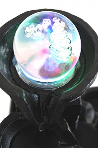 Zimmerbrunnen, Dekobrunnen, LED Farbwechsel mit Glaskugel, FoPot 10466 - 5