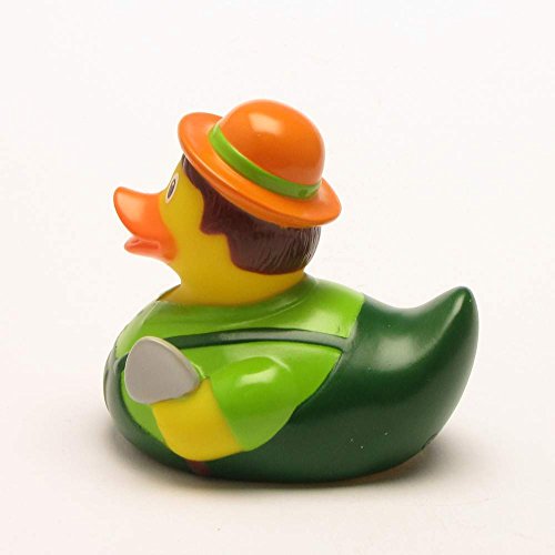 DUCKSHOP | Gärtner Badeente | Quietscheente | L: 7,5 cm - 4