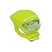 HUDORA LED Lampe Licht Shine, Fahrradlicht LED, limegrün, 85067