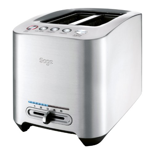 Sage BTA825UK the Smart Toaster 2 Slice Motorised Toaster - Silver