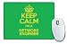 Produktbild Grün Keep Calm I 'm a Netzwerk Ingenieur Mauspad Farbe Stapelstuhl