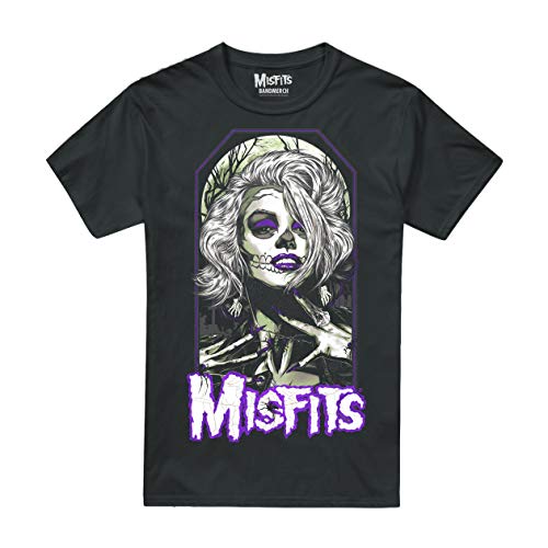 Misfits Original Misfit Camiseta, Negro (Black BLK), L para Hombre