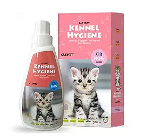 Medfly Healthcare Kennel Hygiene Cleaning/Cleaner Liquid wash, Odor Neutralizer for cattery, cat Accessories, 500ml