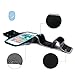 Produktbild Handy Sportarmband Armtasche Schweißfest Fitness Running Trekkingbike Bergbesteiger bis 6.2 zoll für iPhoneX 8Plus 7Plus 6/6S Plus, Galaxy S9/S8/S7 Plus edge, Note 8/6 LG g6 Huawei P10 Mate Xiaomi Mit Schlüsselhalter/Kabelfach/Kartenhalter und Fingerabdrücke