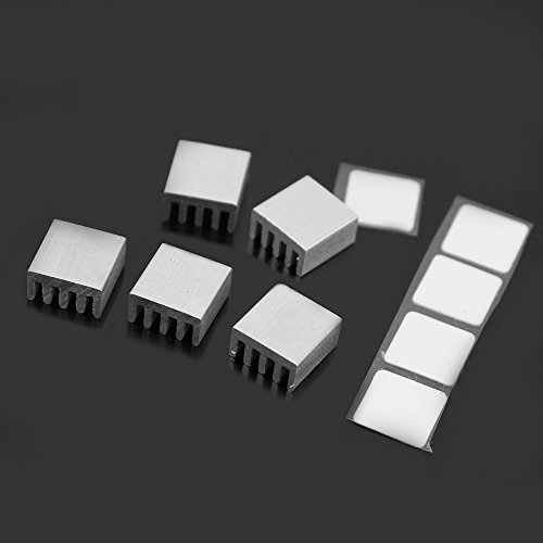 Pinzhi 5pcs Aluminium Kühlkörper 9x9x5mm für Drucker Stepper Motor Treiber-Platine - 4