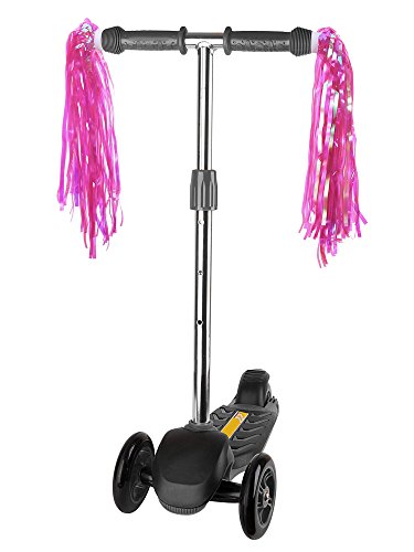 Mudder Lenkerfransen Streamer Bändchen für Kinderfahrrad, 2er Pack - 6